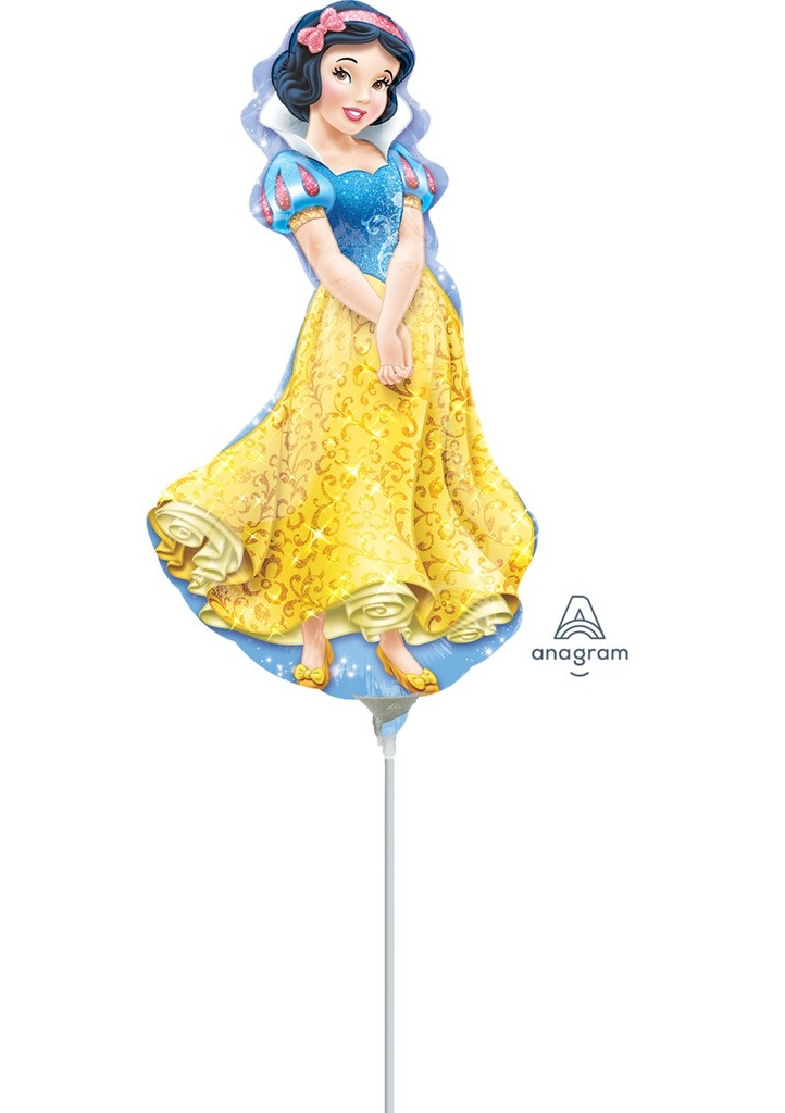 Princess Snow White Mini Air-Filled Foil Balloon 14" (23cm)