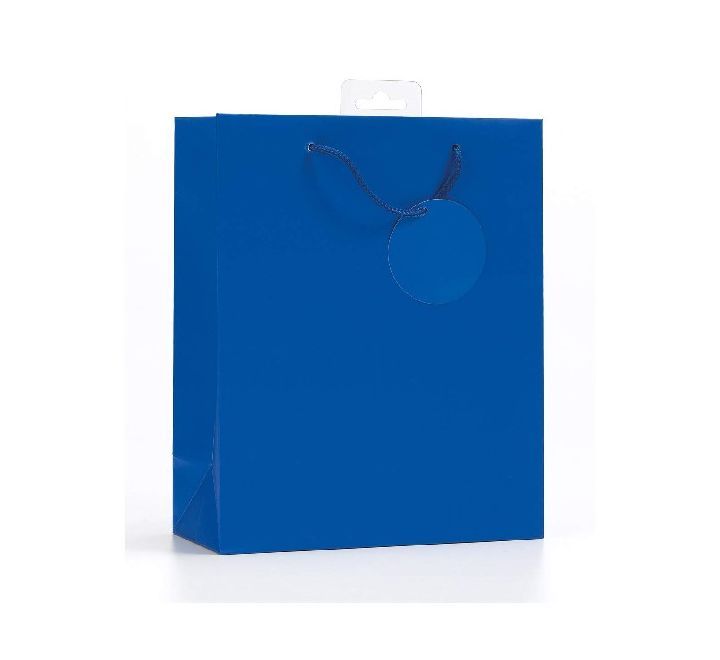 [03710] Blue Gift Bag 12x26x30 CM