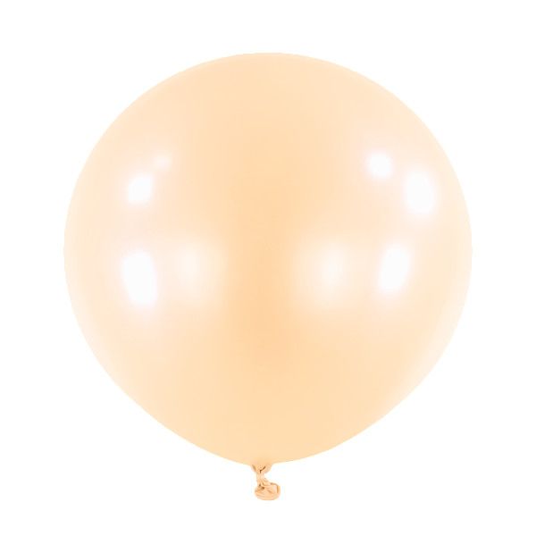 [4828675-1] Anagram Latex Balloon - Macaron Peach  24" RND - 1pc