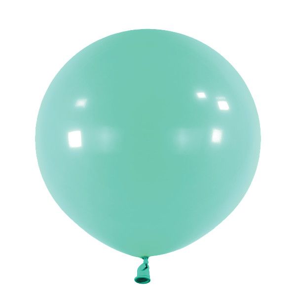 [4806675-1] Anagram Latex Balloon - Fashion Robins Egg Blue  24" RND - 1pc