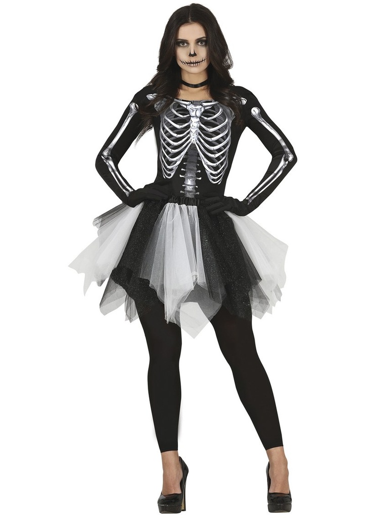 Skeleton Lady Skullina Costume - Adult Size Extra Large (44-46)