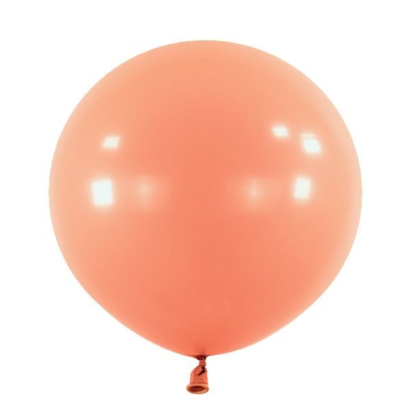 [4799175] Anagram Latex Balloon - Fashion Coral  24" RND - 4pcs