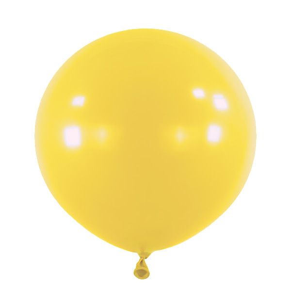 Anagram Latex Balloon - Fashion Mustard  24" RND - 4pcs