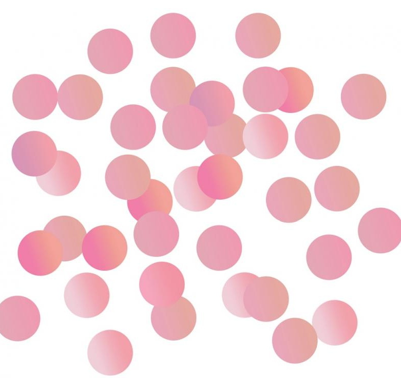 Foil Confetti Circles 1.5cm 18G Rose Gold