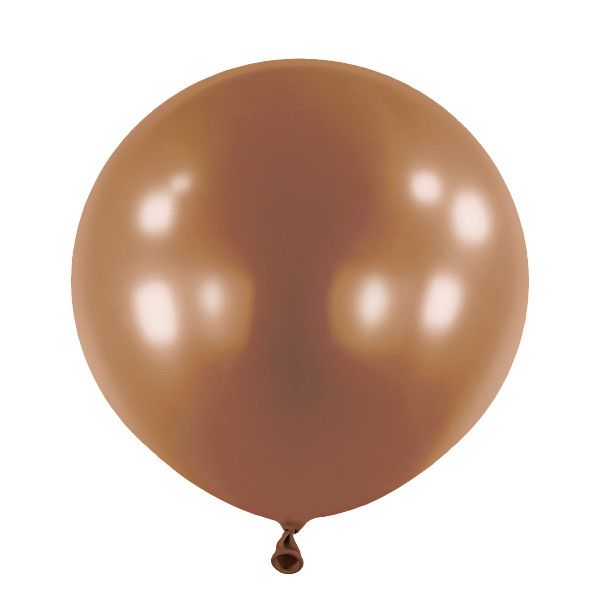 [4797275] Anagram Latex Balloon - Fashion Chocolate  24" RND - 4pcs