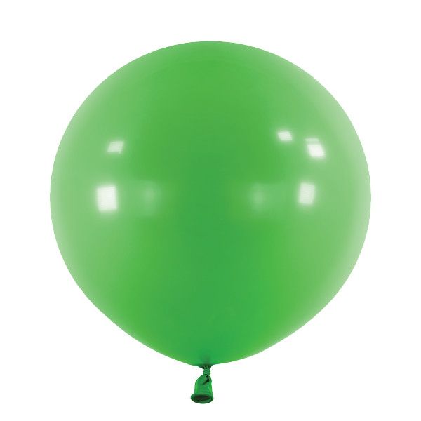 Anagram Latex Balloon - Standard Festive Green  24" RND - 4pcs