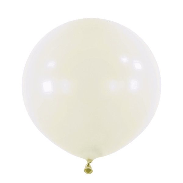 Anagram Latex Balloon - Standard Frosty White  24" RND - 4pcs