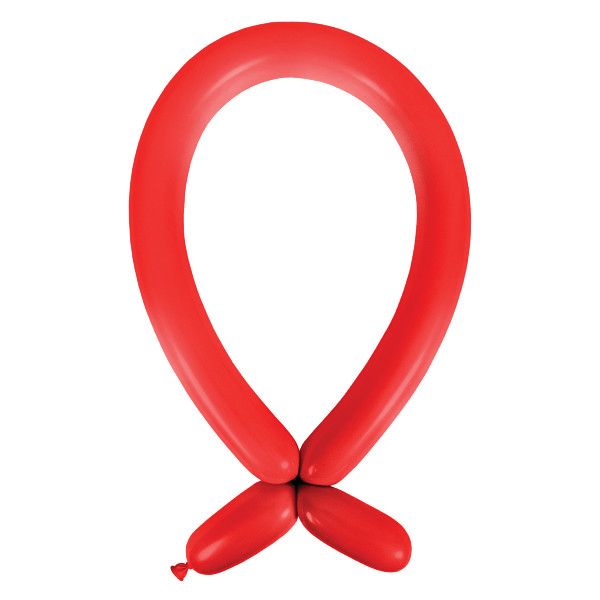 Anagram Modelling Balloon - Standard Apple Red  260 - 100pcs
