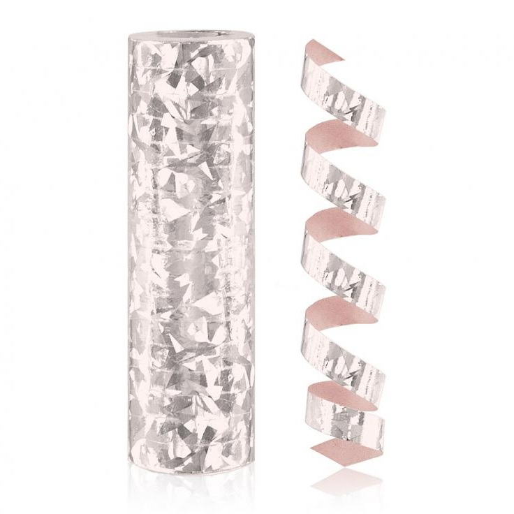 Holographic Streamer Rose Gold 4m