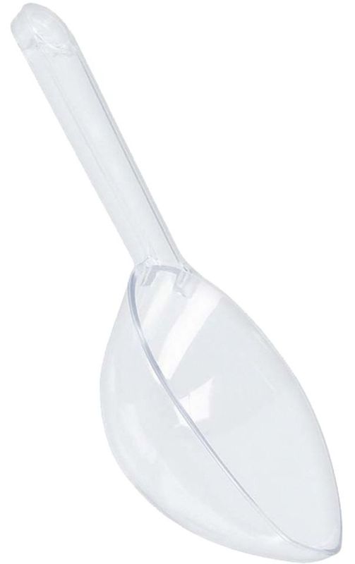 Candy Buffet Plastic Scoop 16.5cm - Clear