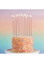 Rose Gold Tall Skinny Wax Candles 12 Pack