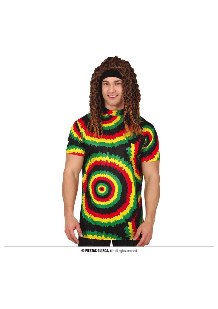 Rasta T-Shirt – Adult Size Medium (48-50)