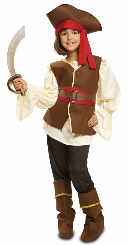 Buccaneer Pirate Girl Costume – Age 3 to 4 Years