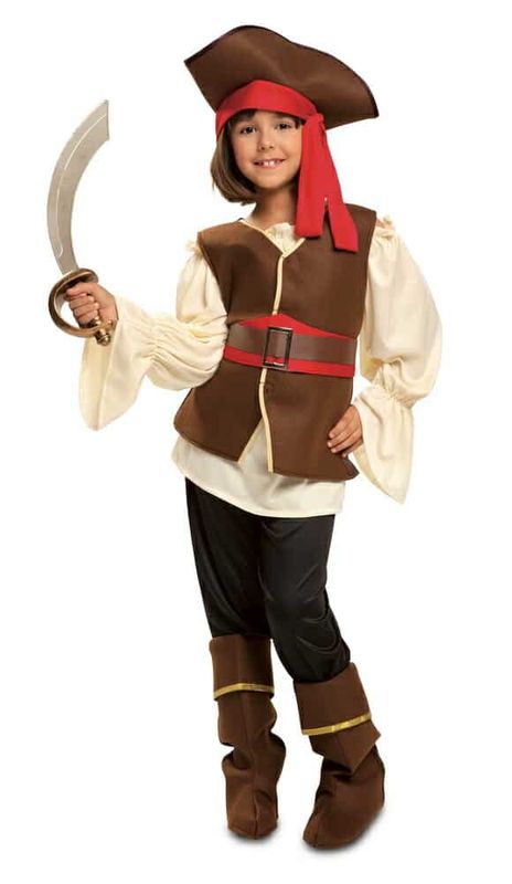 Buccaneer Pirate Girl Costume – Age 5 to 6 Years