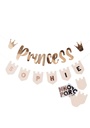 Princess Banner With Personalised Flags 2M