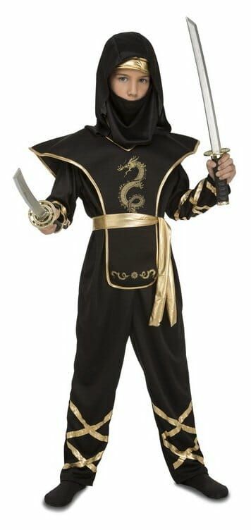Black Ninja Boy Costume – Age 10 to 12 Years