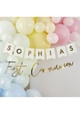 Gold Communion Personalised Banner 2M