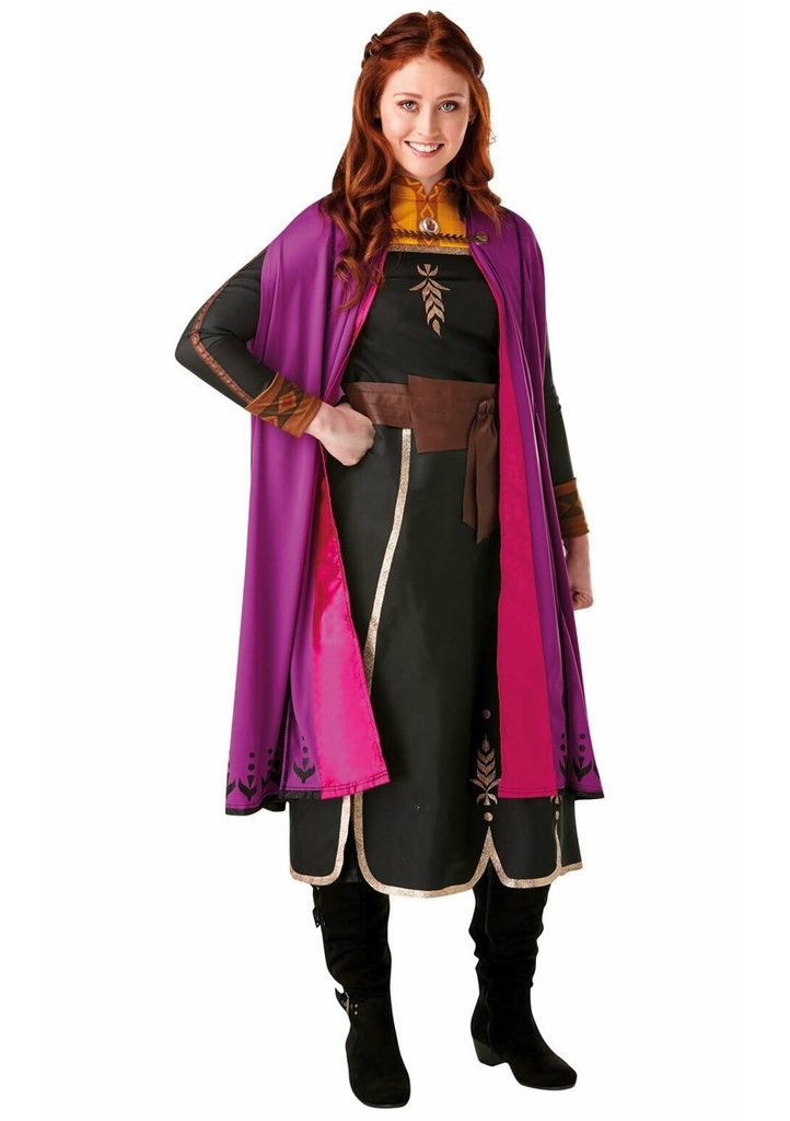 Official Frozen 2 Anna Costume – Adult Size Extra Small