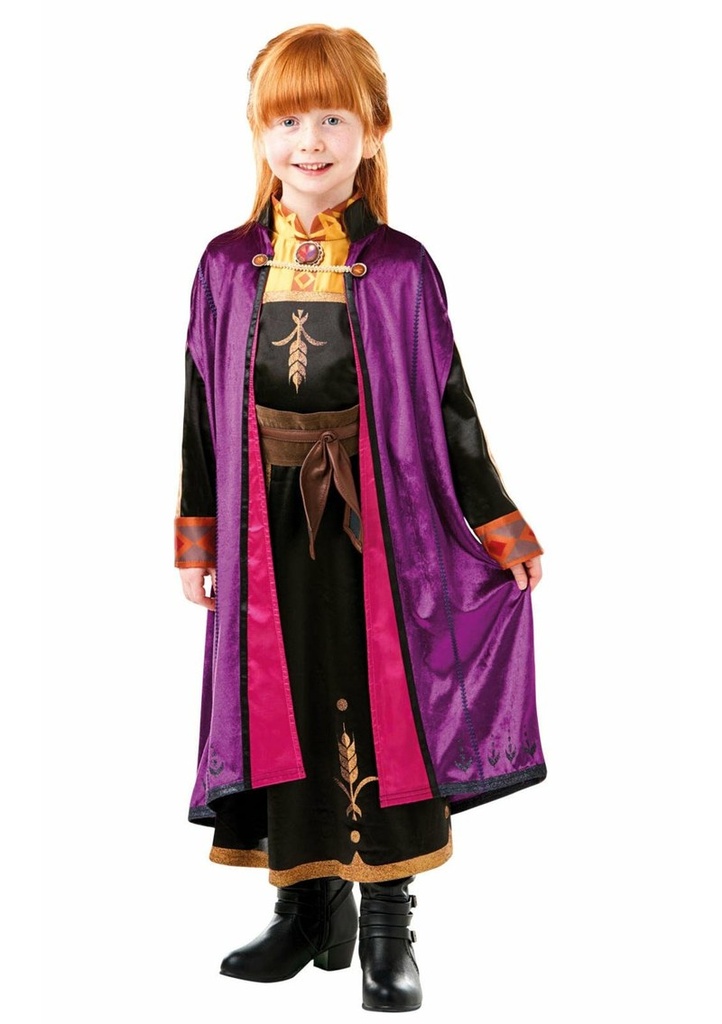 Official Deluxe Frozen 2 Anna Costume – Age 7 to 8 Years