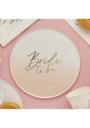 Bride To Be Paper Plates 8 pcs