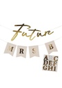 Future Mrs Personalised Banner x2 2M & x3 Sticker Sheets