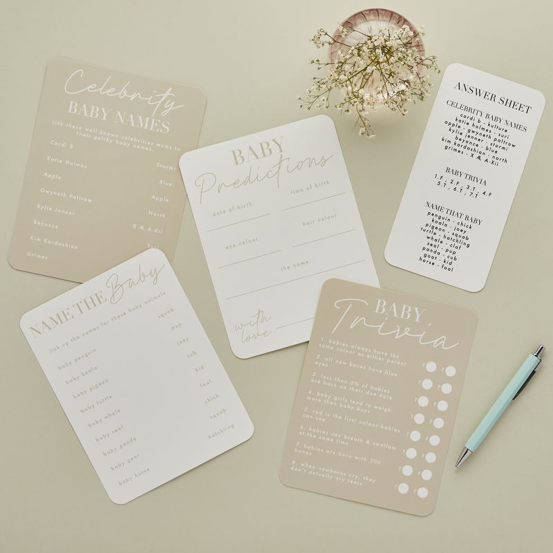 Baby Shower Activity Pack 24 pcs