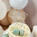 Blue Baby Boy Acrylic Cake Topper