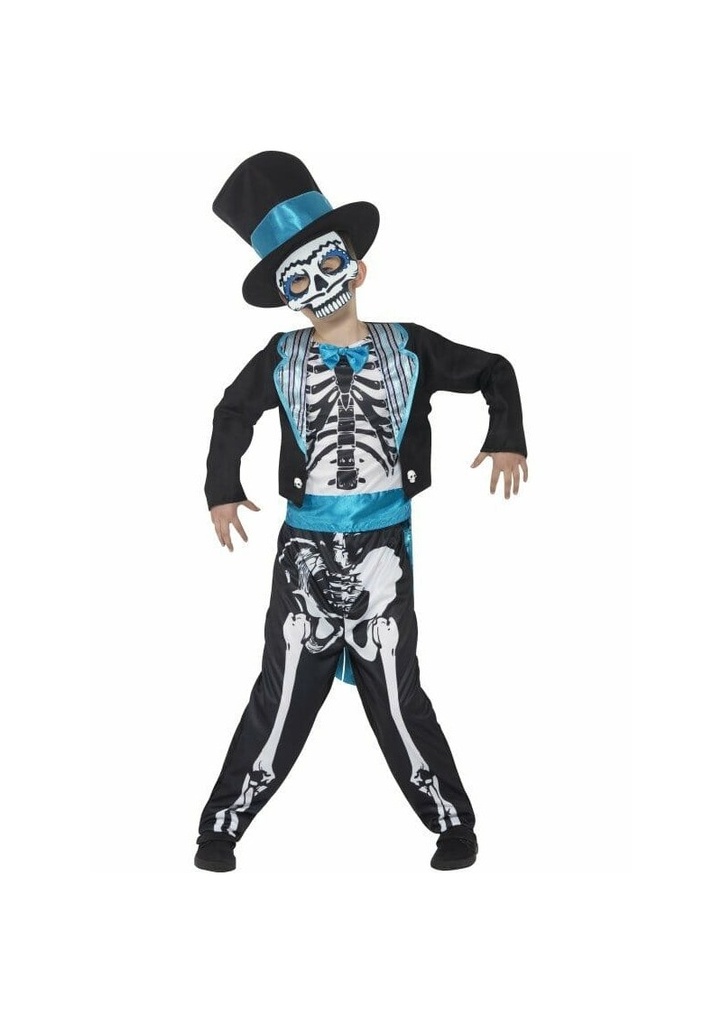 Skeleton Day of the Dead Groom – Age 10 to 12 Years