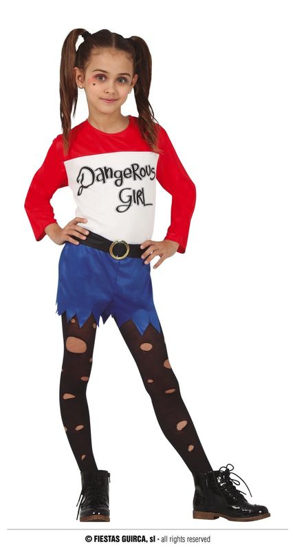 Crazy Dangerous Harley Quinn – Age 10 to 12 Years