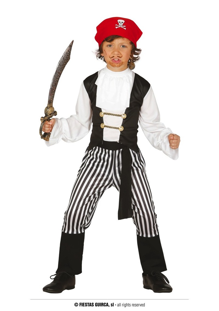 Striped Pirate – Age 3 to 4 Years