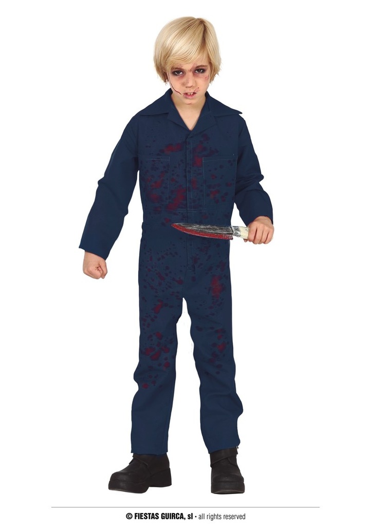 Michael Myers Boiler Suit Costume – Age 5 to 6 Years