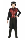 Elegant Red & Black Vampire Boy – Age 5 to 6 Years