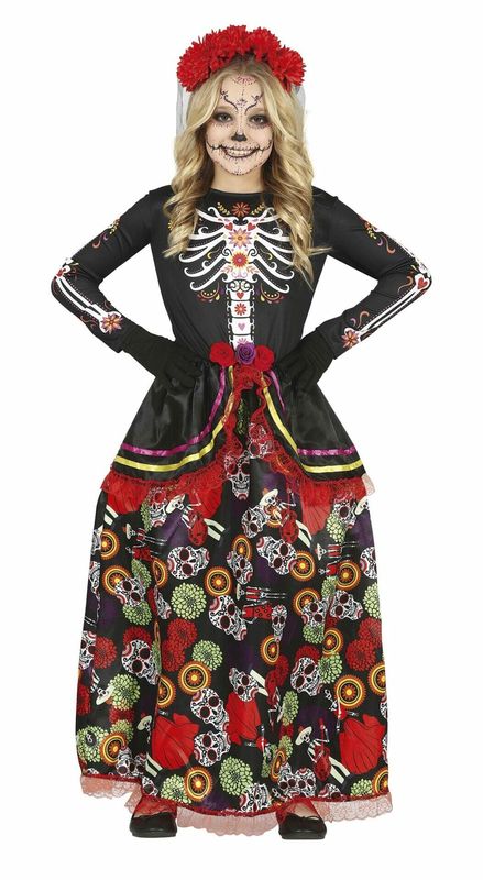 Day of the Dead Elegant Girl – Age 10 to 12 Years