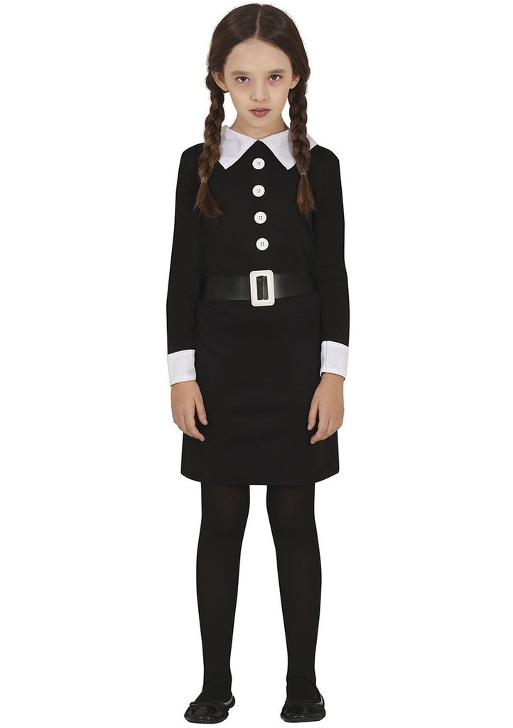 Wednesday Addams Moody Costume – Age 10 to 12 Years