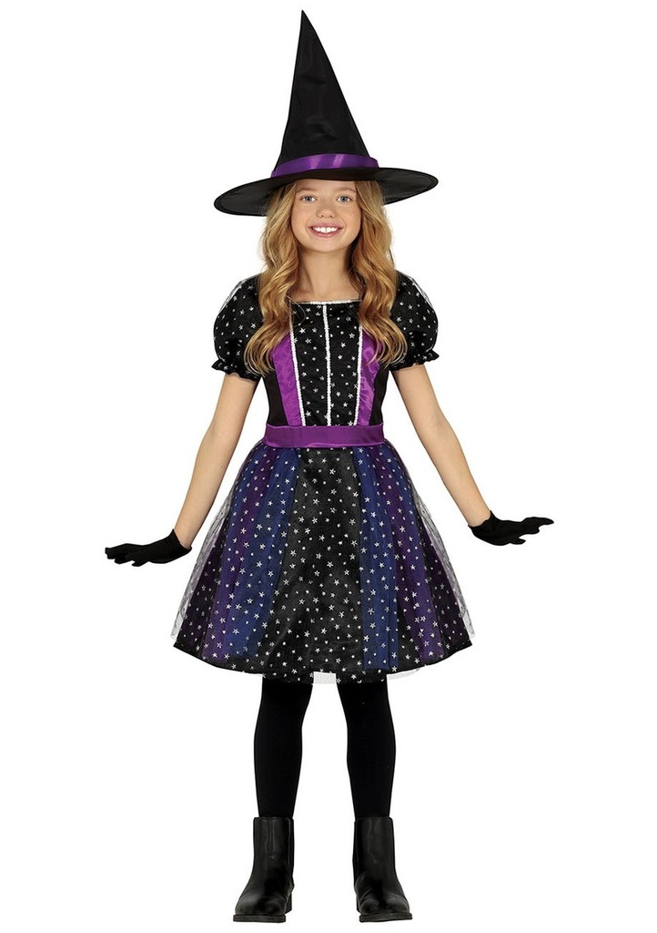 Starred Witch Costume – Age 5 to 6 Years