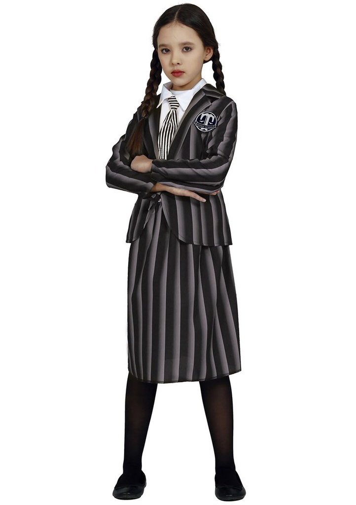 Wednesday Addams School Uniform Costume – Age 7 to 9 Years