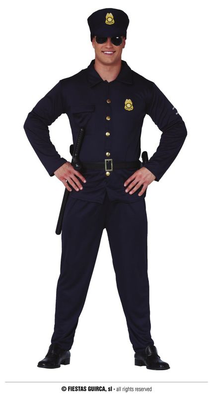 Cool Police Officer – Adult Size Large