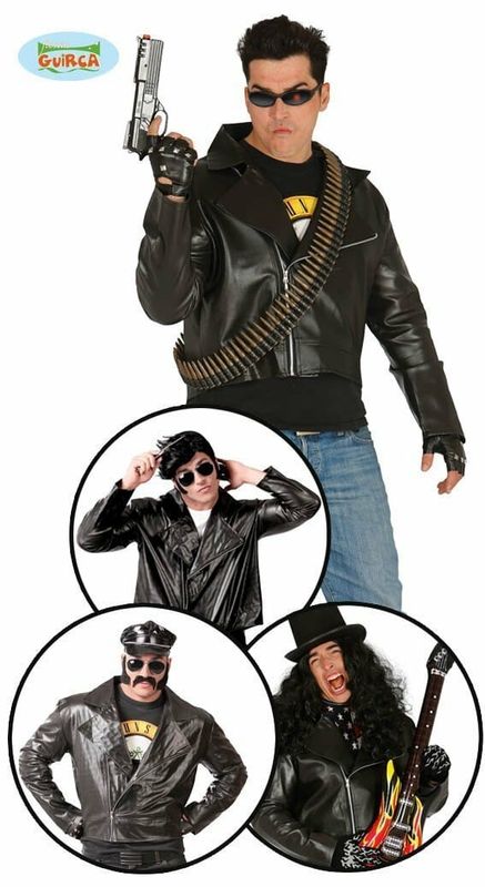 [80642] Biker / Rocker / Punk / Jacket – Adult Size Large