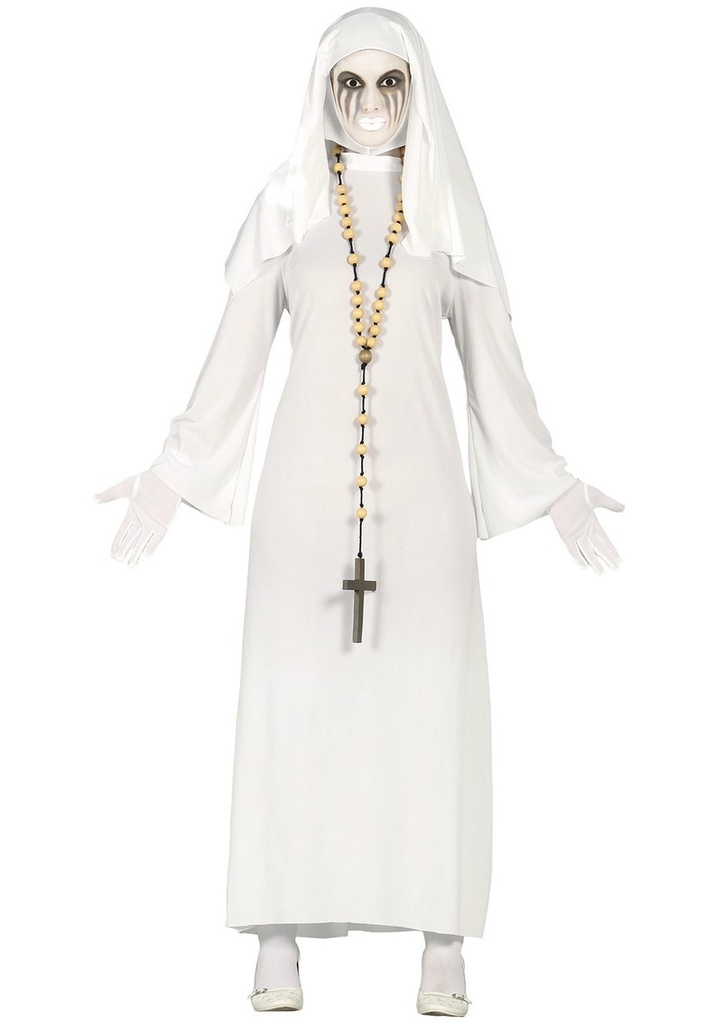 White Ghost Nun Costume - Adult Size Large (42-44)