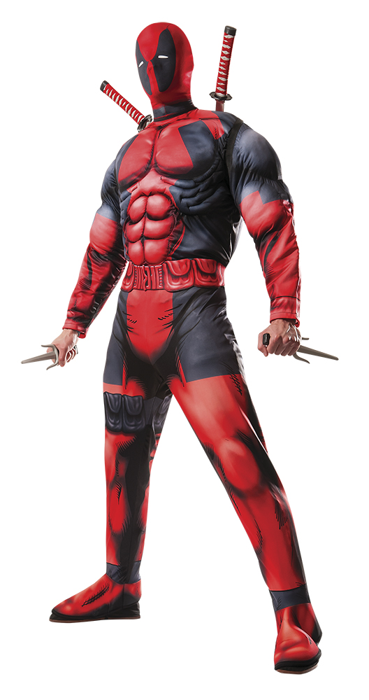 Official Deluxe Marvel Deadpool – Adult Size Large (STD)