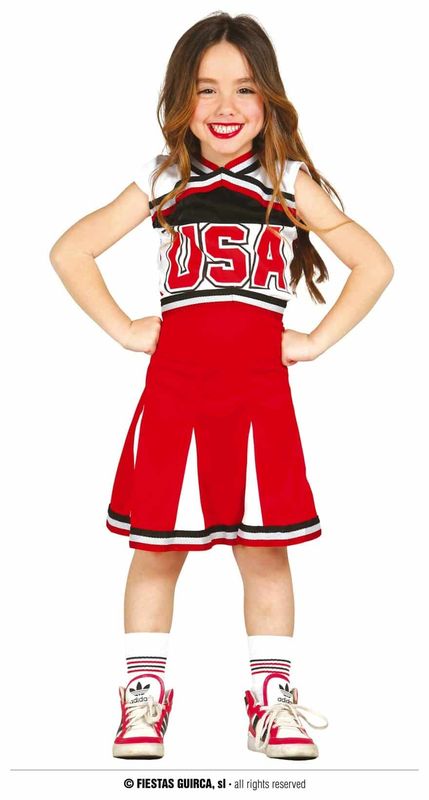 Cheerleader Fancy Dress Costume – Age 5 to 6 Years