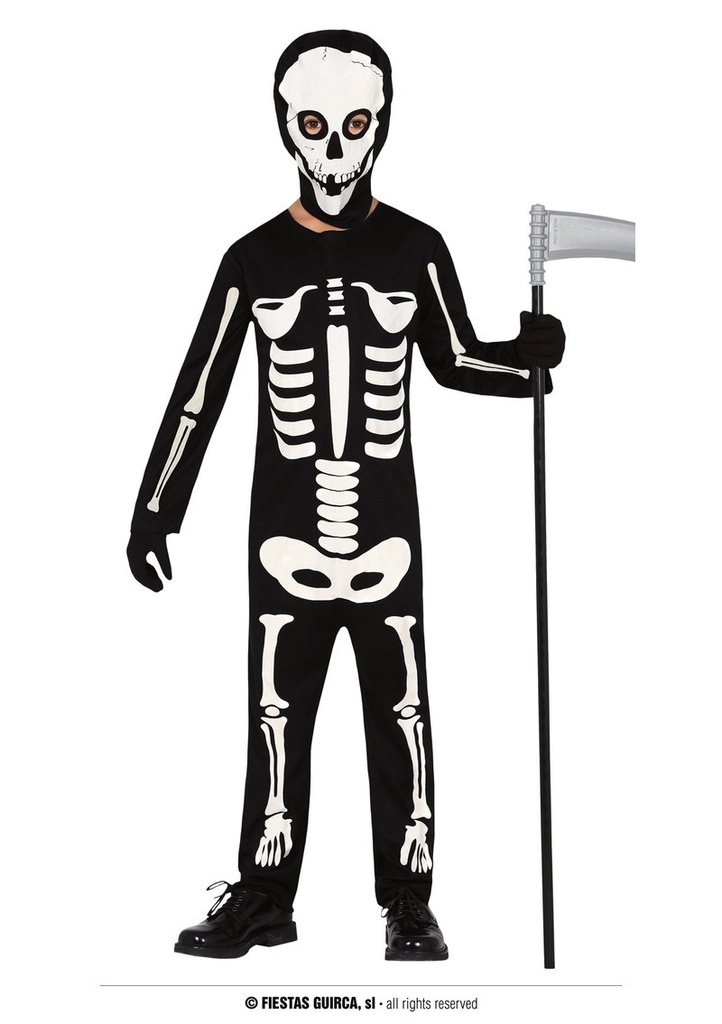 Skeleton Game Boy Costume – Age 10 to 12 Years