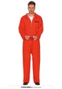 Orange Convict Prisoner Man Costume – Adult Size Small (46-48)