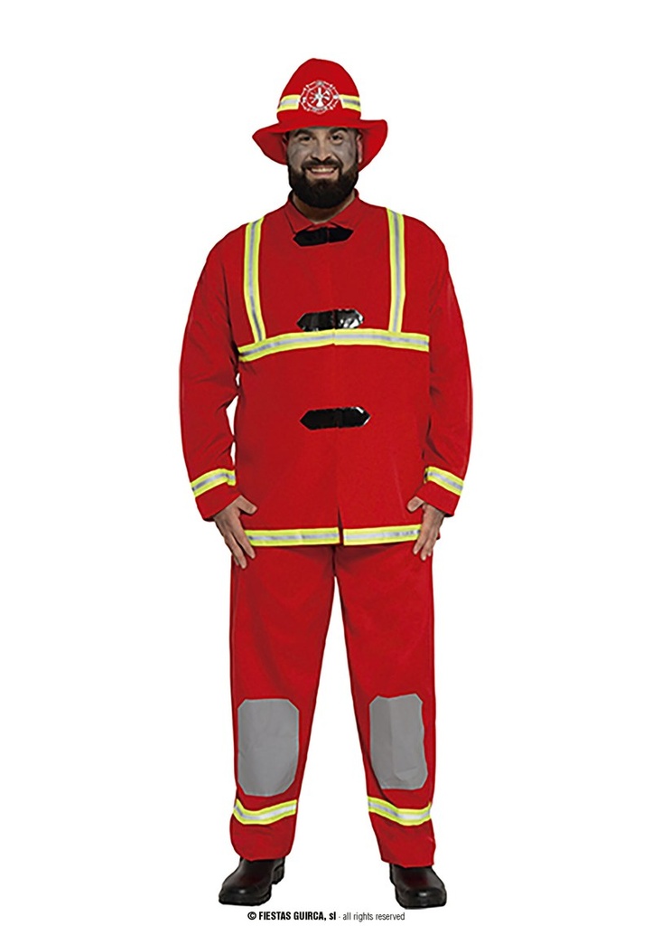 Fire Fighter (Fireman) – Adult Size XXL (56-58)