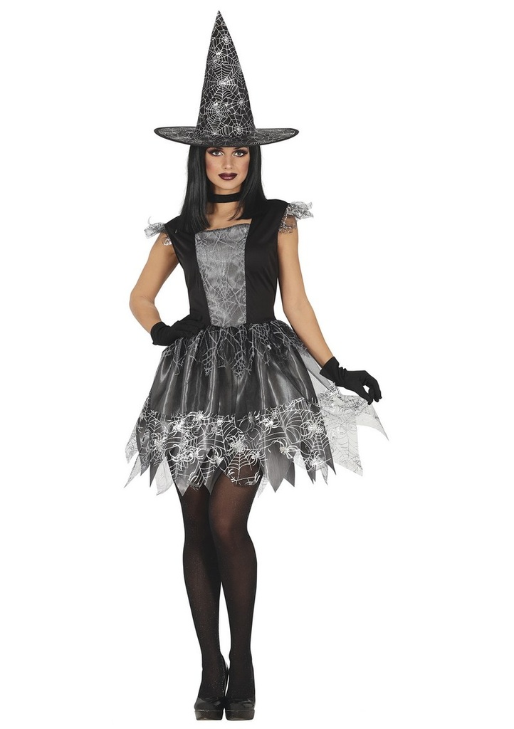 Silver Witch Lady Costume – Adult Size Extra Large (44-46)