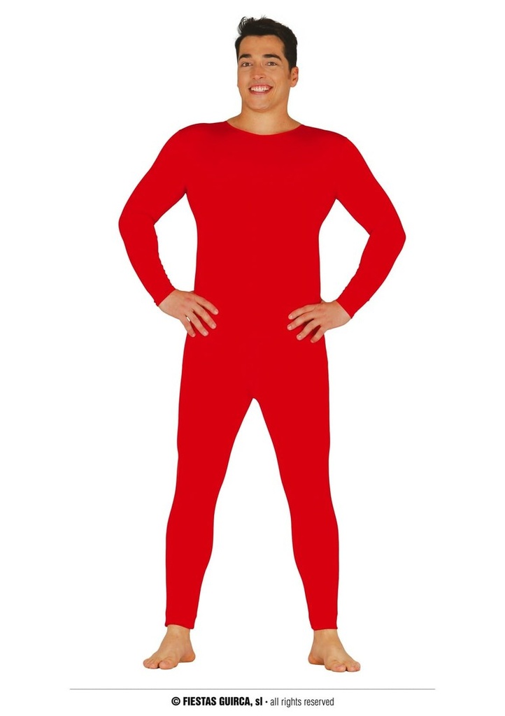 Spandex Man Bodysuit Red – Adult Size Large