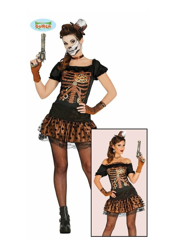 Retro Skeleton Woman – Adult Size Medium