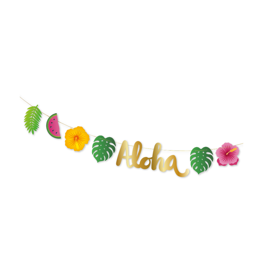 Hawaiian Aloha Letter Banner - 200cm