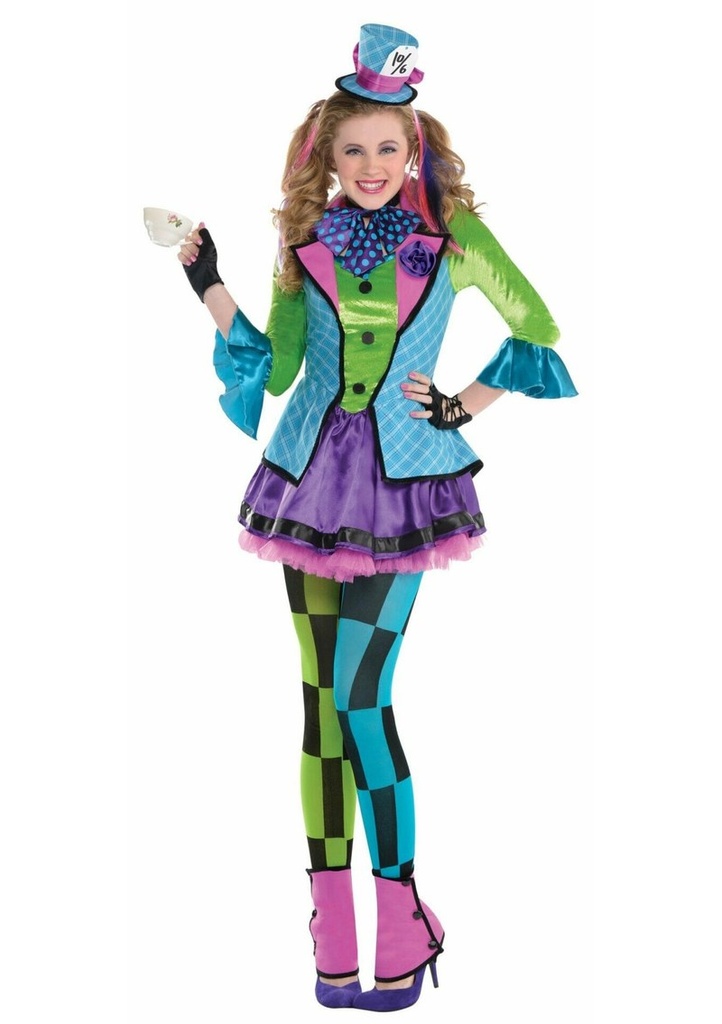 [845580-55] Sassy Mad Hatter – Age 12 to 14 Years