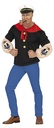 Popeye Sailor Costume – Adult Size Small (46-48)